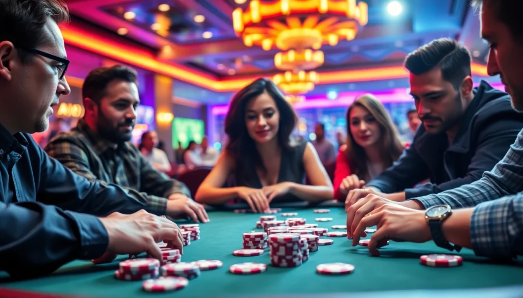 Engage in Online poker kr ly with diverse players at an exciting Texas Hold'em table.